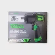 1/2" AIR IMPACT WRENCH CORDLESS TWIN-HAMMER HIGH TORQUE 1200 FT LBS