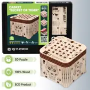 Plywood Casket "Secret of Tiger" - 89Pcs