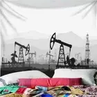 Construction Site Machinery 3D Wall Hang Cloth Tapestry Fabric Decorations Decor