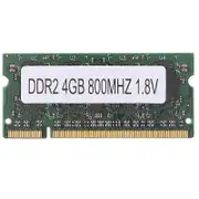 DDR2 4GB 800Mhz Laptop Ram PC2 6400 2RX8 200 Pins SODIMM for AMD Laptop Memory Green