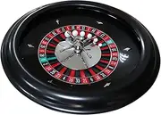 JWQFBC Home Gaming Table with 18 Inch Roulette Wheel for Parties