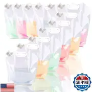 SUPANT 12 x 5 Litres/16 Gal Collapsible Emergency Water Jug Container, Freeza