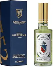 Caswell-Massey Greenbriar Cologne Spray – Natural Blend of Sage, Patchouli, Mandarin and Vetiver – 3 Ounces