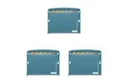 3x Colourhide A4 Zip-It Expanding File Organiser w Pen Holder Loop Teal Green
