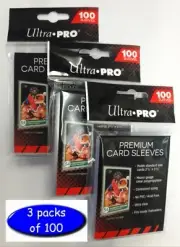 Ultra-Pro Platinum Series - Premium Card Sleeves x 300 - 3 Packs of 100