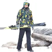 [7HAHA3] Men's Ski Suit Constant Temperature Technology Coat Snowboarding Jackets & Pants Outdoor Mountain Skiing Wear