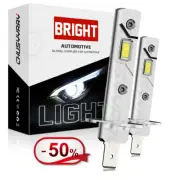 H1 LED Headlight Bulb Conversion Kit High Beam Lamp 6000K Super White (for: Smart)