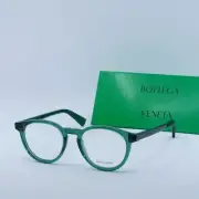 NEW BOTTEGA VENETA BV1225O 006 Transparent Bottle Green 50mm Eyeglasses