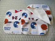 Reusable Soft Bamboo & Minky Baby Cloth Wipes Face Washer x 3 - FREE POST