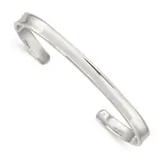 Sterling Silver 5mm Cuff Bangle