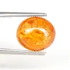 Shola Real 5,85 CT Natural Orange Spessartine Mandarin Garnet From Namibia