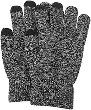 [Kisangel] 1 Pair Autumn and Winter Knitted Gloves Woman Touch Screen Knitting Fishing