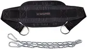 NEEWERS Fitness Dip Belt with Chain for Men & Women Dipping Pull Up Belt Chin up Bar Weightlifting Belt Weight Lifting Training Gym Bodybuilding Workout Belts