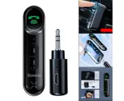 Car Bluetooth Receiver Adapter Wireless 3.5mm Signal Stability for Home