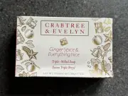 Crabtree & Evelyn GINGER SPICE & EVERYTHING NICE Triple-Milled Soap Bar 7oz NIB