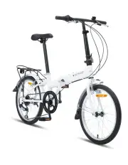[Progear] Nomad Folding Bike 20 Inch in Pearl White