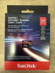 New Sealed SanDisk micro SD Express Memory Card SDSQXFN 256GB Micro SD Switch 2