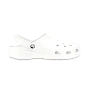【Crocs】Classic Whi Molded 男鞋 女鞋 白色 洞洞鞋 布希鞋 卡駱馳 涼拖鞋 10001-100