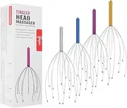 Yeipis 4 Pack Scalp Massagers, Handheld Head Massage Tingler, Scratcher for Deep Relaxation, Hair Stimulation and Stress Relief