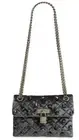 NWT $215 KURT GEIGER London Velvet Gemstone Brixton Mini Lock Handbag