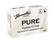 New Henrietta Pure Vegetable Oil Soap 100G - White Pack (4 Bars)