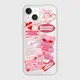 韓國原廠｜〈Theninemall〉iPhone 15系列 Pink Gummy Sitcker 粉熊便籤透明防摔手機殼 / 四種規格