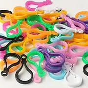 Plastic Lobster Claw Clasps Hard Plastic Lobster Clasp Hooks Lanyard Snap Clips for DIY, Crafts, Handmade, Key Chain, Toy Accessories, 100 Pcs