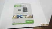 PNY 128GB microSDXC FLASH CARD ELITE P-SDUX128U185GW-GE NEW