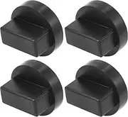 X AUTOHAUX 4pcs 1.65"x2.68" Car Jack Pad Lifting Support Rubber Frame Rail Protector Adapter for Mercedes-Benz