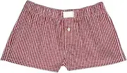 [Yiulangde] Women's Y2k Pajamas Shorts Cute Plaid Pj Short Pants Flannel Lounge Sleep Shorts Bottoms Elastic Waist Baggy Boxers