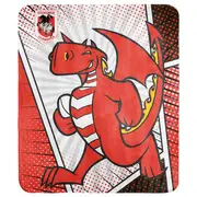 NRL - St. George Illawarra Dragons - Coral Fleece Rug
