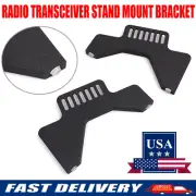 Pair For Ham - CB Radio Transceiver Stand Mount Universal Bracket Kit Black US