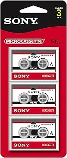 Sony MC90R/3 90 Minute Microcassette (3-Pack)