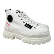 Palladium Women’s Revolt Hi TX Hiking Boots 97242127-M White/Marshmallow Size 10