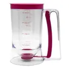 900ml Batter Separator Pancake Batter Dispenser with Measuring Label and ␕