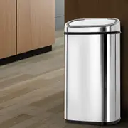 Devanti Stainless Steel Sensor Bin Rubbish Bins Motion Automatic 45L/50L/58L/68L