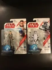 Star Wars Force Link 3.75" Action Figure - Stormtrooper & Rey