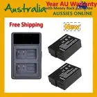 2 X Battery + DUAL Charger for Leica BP-DC12 E BP-DC12-U BP-DC12-TK BC-DC12 E U