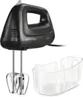 Batidora de mano eléctrica de 5 velocidades con soporte para bol, compacta y lig