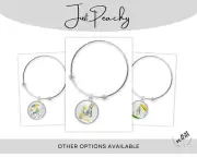 Easter Peter Rabbit Spring Silver Bangle Bracelet Charm Beatrix Potter Pick One