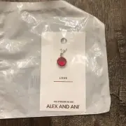 Alex and Ani Color Code Charm Love Sterling Silver