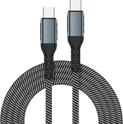 [EASTele] 100W USB Type-C to USB-C Power Cable, 3 Meter, Data Cord Fast Charging PD Power Delivery Adapter for Apple MacBook Pro Air iPad Samsung Huawei Google