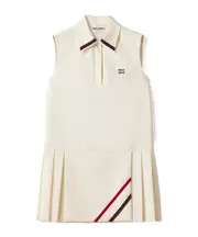 Miu Miu Sleeveless Shirt Dress IT40,IT44,IT42,IT38,IT36 natural color