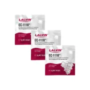 3 x Lalvin EC-1118 Wine Yeast 5g Home Brew Wine Cider Champagne Yeast