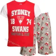 Sydney Swans 2018 AFL Youth / Kids Pyjamas Set Sizes 8-14 BNWT