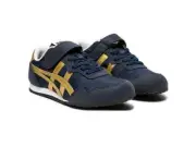 Onitsuka Tiger SERRANO Kid's MIDNIGHT / PURE GOLD Sneakers Japan New with Box