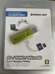 IOGEAR SD/MMC/MicroSD Card Reader ( GFR204SD)