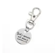God’s Opinion Not Man’s Galatians 1 10 Clip On Charm, Faith Gift, Scripture