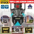 WIFI Security Camera Wireless Outdoor CCTV PTZ 9MP IR IP66 Home Night Vision Cam