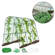 Cucumber Trellis U Shape for Raised Bed For Climbing Plants Support System